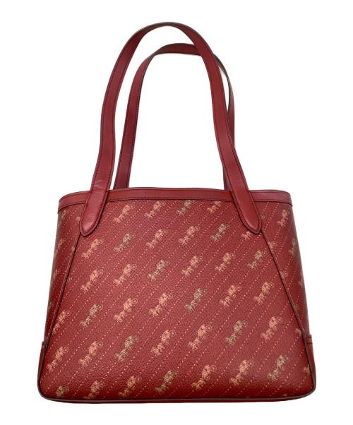 COACH（コーチ）COACH (コーチ) トートバッグ レッドの古着・服飾アイテム