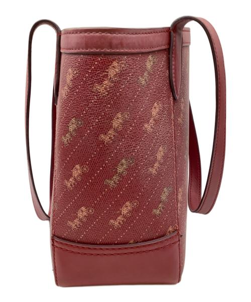 COACH（コーチ）COACH (コーチ) トートバッグ レッドの古着・服飾アイテム