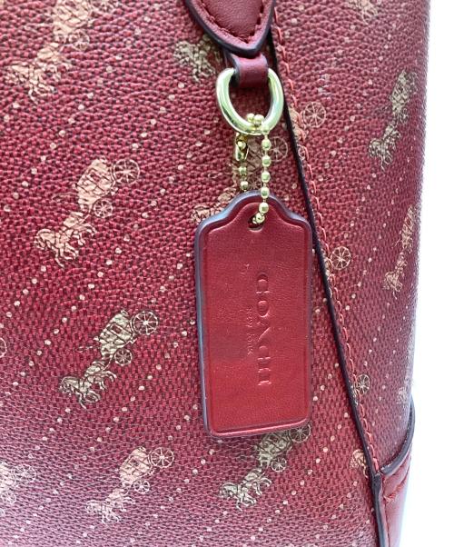 COACH（コーチ）COACH (コーチ) トートバッグ レッドの古着・服飾アイテム