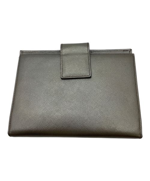 PRADA（プラダ）PRADA (プラダ) 手帳カバー シルバーの古着・服飾アイテム