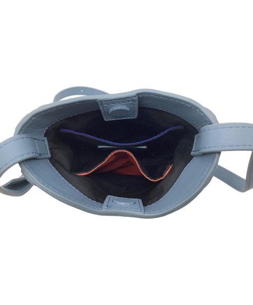 PAUL SMITH（ポールスミス）PAUL SMITH (ポールスミス) ブランデッドカラードエッジミニショルダーバッグ スカイブルーの古着・服飾アイテム