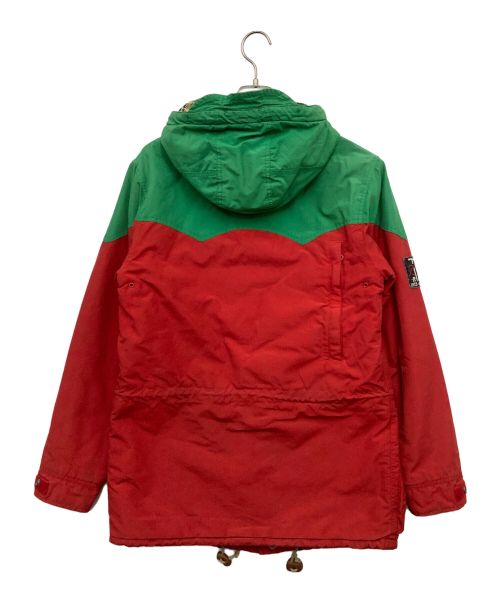 POLO RALPH LAUREN（ポロ・ラルフローレン）POLO RALPH LAUREN (ポロ・ラルフローレン) マウンテンパーカー レッド×グリーン サイズ:Ｓの古着・服飾アイテム