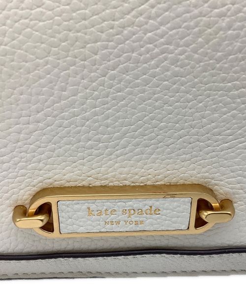 Kate Spade（ケイトスペード）Kate Spade (ケイトスペード) 2WAYショルダーバッグ ホワイトの古着・服飾アイテム