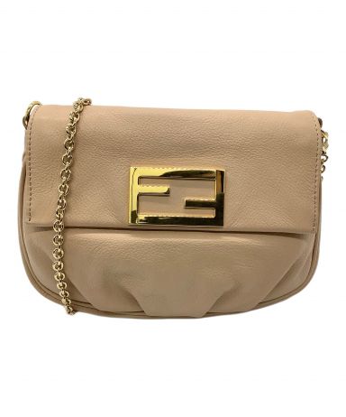 断捨離中につきお値段交渉大歓迎 FENDI ショルダーバッグ ベージュ 断捨離中につきお値段交渉大歓迎 FENDI ショルダーバッグ ベージュ