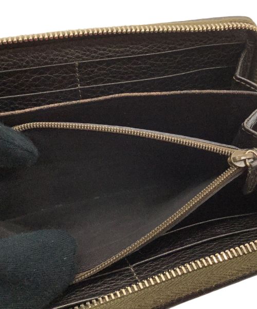 GUCCI（グッチ）GUCCI (グッチ) 長財布 ブラウン×ベージュの古着・服飾アイテム