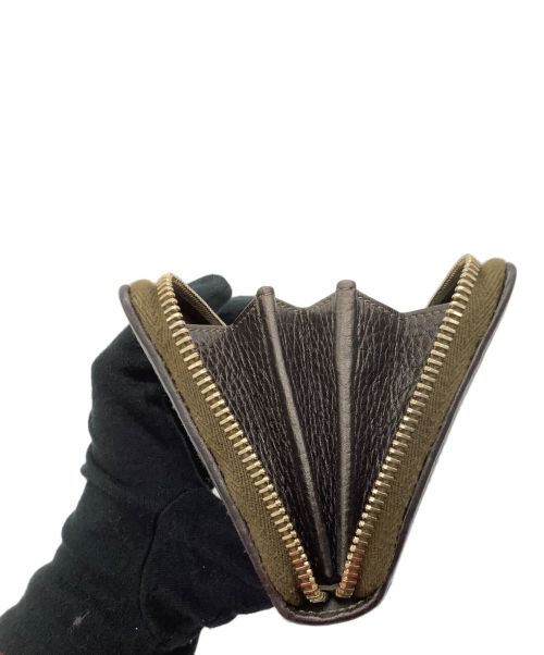 GUCCI（グッチ）GUCCI (グッチ) 長財布 ブラウン×ベージュの古着・服飾アイテム