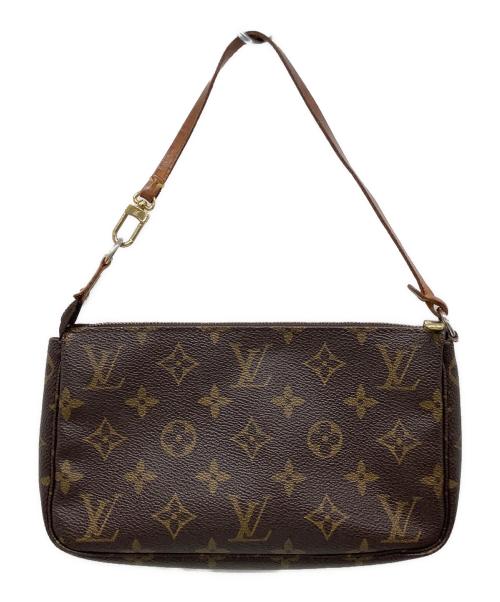 LOUIS VUITTON（ルイ ヴィトン）LOUIS VUITTON (ルイ ヴィトン) ショルダーポーチ ブラウンの古着・服飾アイテム