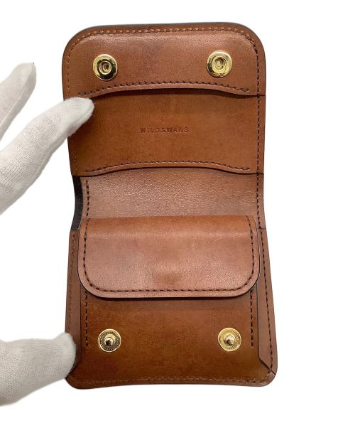 WILDSWANS（ワイルドスワンズ）WILDSWANS (ワイルドスワンズ) 2つ折り財布 ブラウンの古着・服飾アイテム