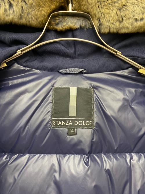 STANZA DOLCE（スタンザドルチェ）STANZA DOLCE (スタンザドルチェ) ダウンジャケット ネイビー サイズ:36の古着・服飾アイテム