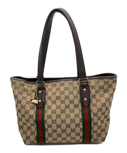 GUCCI（グッチ）GUCCI (グッチ) トートバッグ ブラウンの古着・服飾アイテム