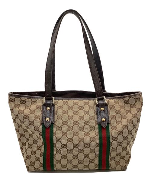 GUCCI（グッチ）GUCCI (グッチ) トートバッグ ブラウンの古着・服飾アイテム
