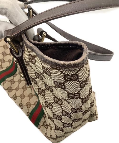 GUCCI（グッチ）GUCCI (グッチ) トートバッグ ブラウンの古着・服飾アイテム