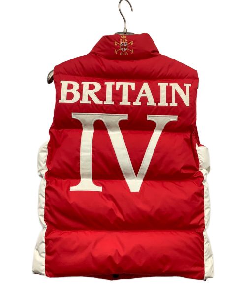 POLO RALPH LAUREN（ポロ・ラルフローレン）POLO RALPH LAUREN (ポロ・ラルフローレン) ダウンベスト レッド サイズ:Mの古着・服飾アイテム
