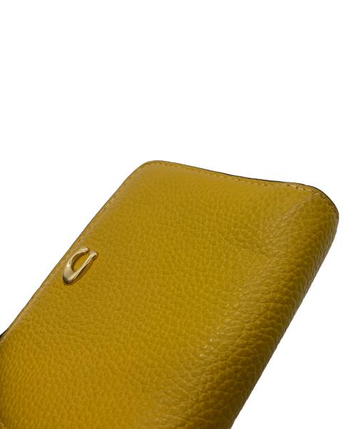 COACH（コーチ）COACH (コーチ) 2つ折り財布 イエローの古着・服飾アイテム