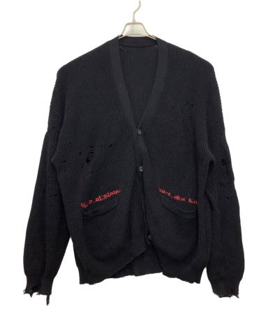 【美品】CVTVLIST カタリスト　 FLASH別注　カーディガン 中古・古着通販】CVTVLIST (カタリスト) ダメージニットカーディガン
