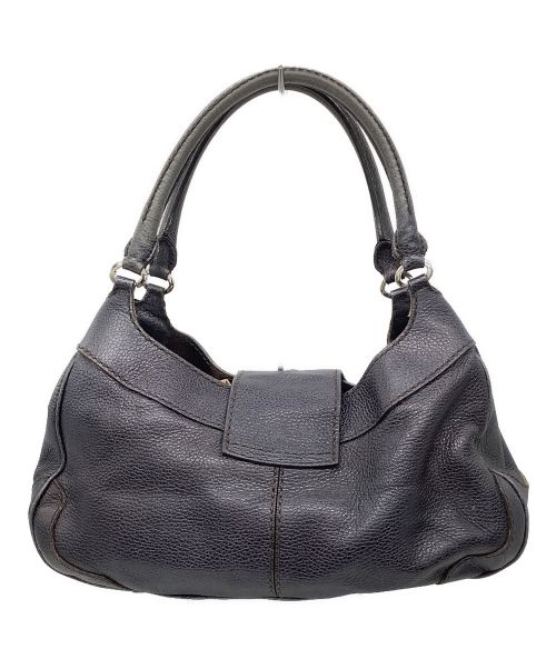 TOD'S（トッズ）TOD'S (トッズ) ハンドバッグ ネイビーの古着・服飾アイテム