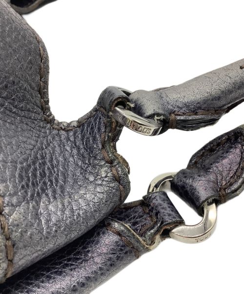 TOD'S（トッズ）TOD'S (トッズ) ハンドバッグ ネイビーの古着・服飾アイテム