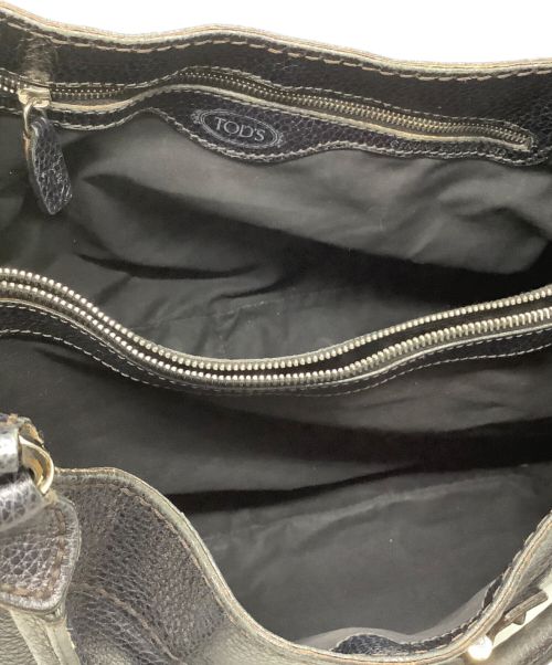 TOD'S（トッズ）TOD'S (トッズ) ハンドバッグ ネイビーの古着・服飾アイテム