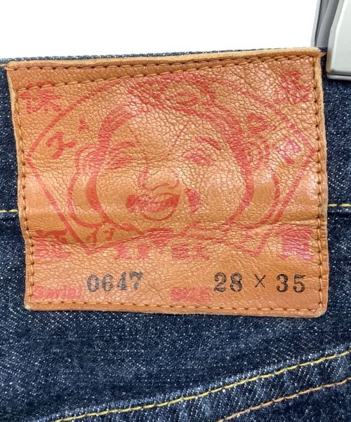 EVISU（エヴィス）EVISU (エビス) デニムパンツ インディゴ サイズ:71cm W28の古着・服飾アイテム