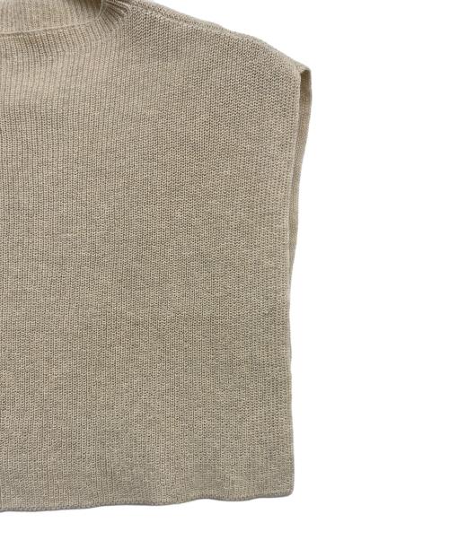 evam eva（エヴァムエヴァ）evam eva (エヴァムエヴァ) ベスト ベージュ サイズ:Freeの古着・服飾アイテム