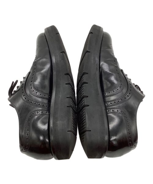 foot the coacher（フットザコーチャー）foot the coacher (フットザコーチャー) ドレスシューズ ブラック サイズ:8の古着・服飾アイテム