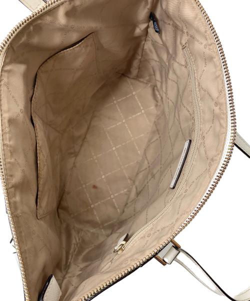 MICHAEL KORS（マイケルコース）MICHAEL KORS (マイケルコース) トートバッグ ホワイトの古着・服飾アイテム