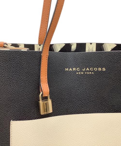 MARC JACOBS（マークジェイコブズ）MARC JACOBS (マークジェイコブス) トートバッグ ブラック×ホワイトの古着・服飾アイテム