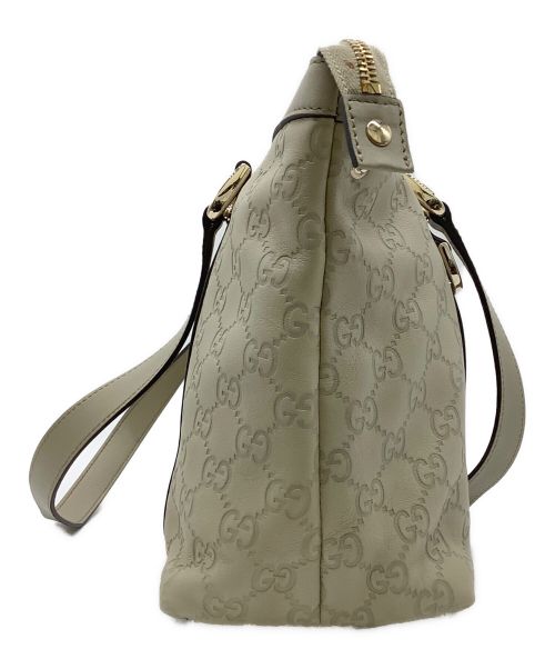 GUCCI（グッチ）GUCCI (グッチ) ハンドバッグ アイボリーの古着・服飾アイテム