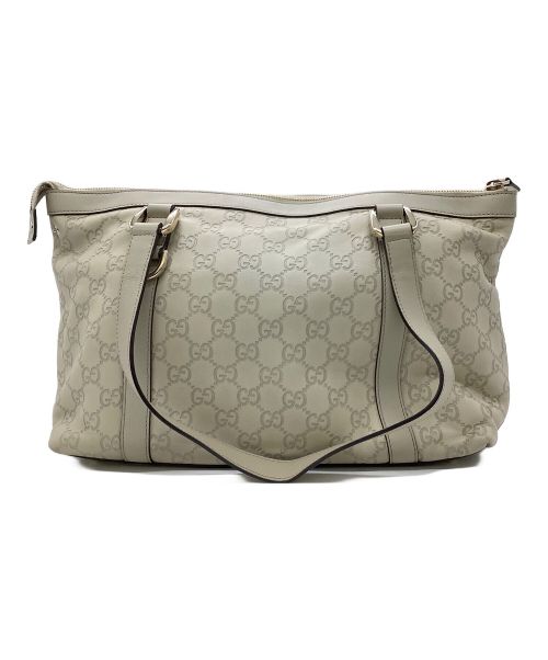 GUCCI（グッチ）GUCCI (グッチ) ハンドバッグ アイボリーの古着・服飾アイテム
