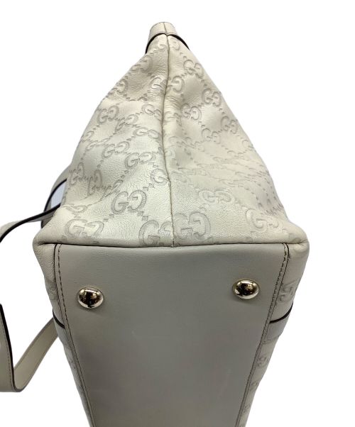 GUCCI（グッチ）GUCCI (グッチ) ハンドバッグ アイボリーの古着・服飾アイテム