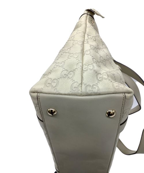 GUCCI（グッチ）GUCCI (グッチ) ハンドバッグ アイボリーの古着・服飾アイテム