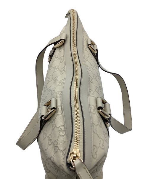 GUCCI（グッチ）GUCCI (グッチ) ハンドバッグ アイボリーの古着・服飾アイテム