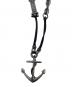 中古・古着 DOLCE & GABBANA (ドルチェ＆ガッバーナ) アンカーモチーフネックレス レザー：25000円