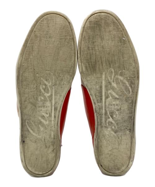 GUCCI（グッチ）GUCCI (グッチ) ハイカットスニーカー レッド サイズ:36　2/1の古着・服飾アイテム