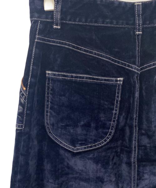 SEE BY CHLOE（シーバイクロエ）SEE BY CHLOE (シーバイクロエ) ミディスカート ネイビー サイズ:36の古着・服飾アイテム