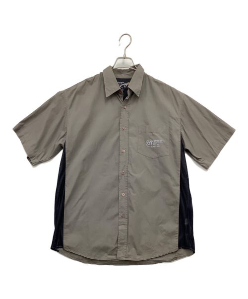 stussy（ステューシー）stussy (ステューシー) 半袖シャツ チャコールグレー サイズ:Lの古着・服飾アイテム