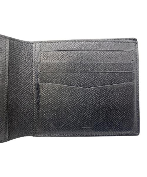 dunhill（ダンヒル）dunhill (ダンヒル) 2つ折り財布 ブラックの古着・服飾アイテム