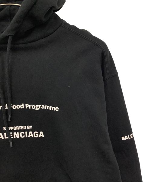 BALENCIAGA（バレンシアガ）BALENCIAGA (バレンシアガ) WFP プルオーバーパーカー ブラック サイズ:Mの古着・服飾アイテム