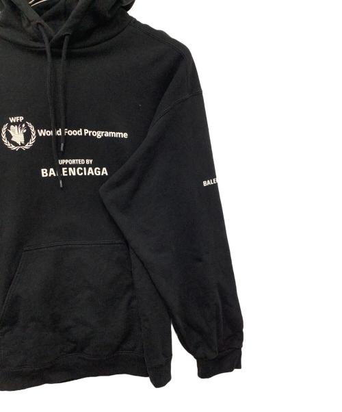 BALENCIAGA（バレンシアガ）BALENCIAGA (バレンシアガ) WFP プルオーバーパーカー ブラック サイズ:Mの古着・服飾アイテム