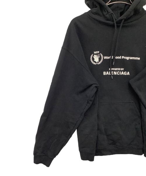 BALENCIAGA（バレンシアガ）BALENCIAGA (バレンシアガ) WFP プルオーバーパーカー ブラック サイズ:Mの古着・服飾アイテム