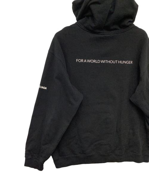 BALENCIAGA（バレンシアガ）BALENCIAGA (バレンシアガ) WFP プルオーバーパーカー ブラック サイズ:Mの古着・服飾アイテム