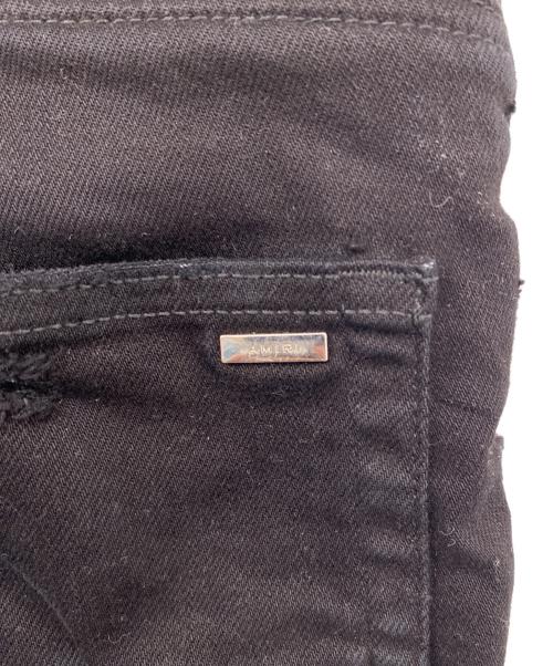 AMIRI（アミリ）AMIRI (アミリ) クラッシュ加工パンツ ブラック サイズ:28の古着・服飾アイテム