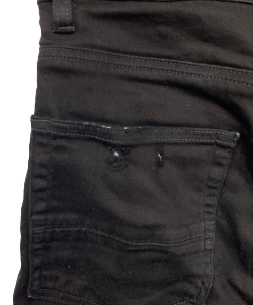 AMIRI（アミリ）AMIRI (アミリ) クラッシュ加工パンツ ブラック サイズ:28の古着・服飾アイテム