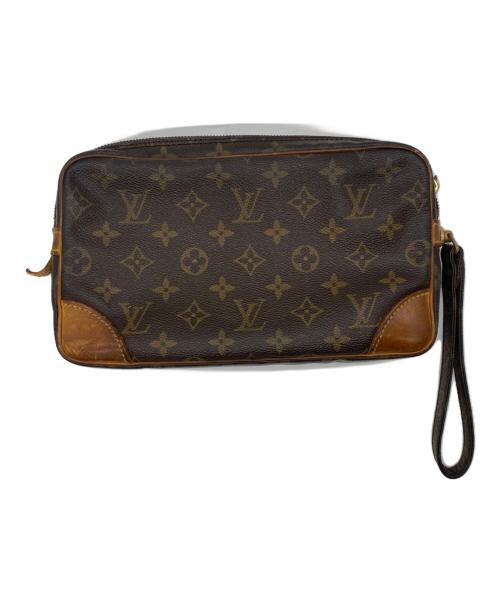 LOUIS VUITTON（ルイ ヴィトン）LOUIS VUITTON (ルイ ヴィトン) クラッチバッグ ブラウンの古着・服飾アイテム