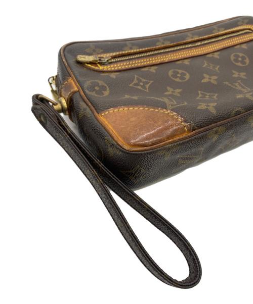 LOUIS VUITTON（ルイ ヴィトン）LOUIS VUITTON (ルイ ヴィトン) クラッチバッグ ブラウンの古着・服飾アイテム