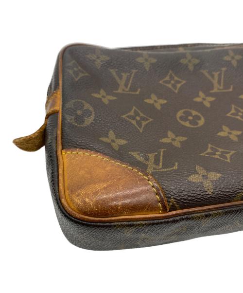 LOUIS VUITTON（ルイ ヴィトン）LOUIS VUITTON (ルイ ヴィトン) クラッチバッグ ブラウンの古着・服飾アイテム