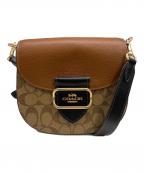 COACHコーチ）の古着「ショルダーバッグ」｜ブラウン×ベージュ