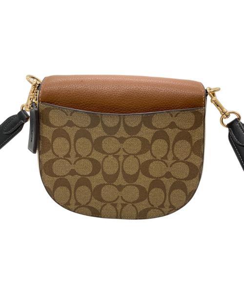 COACH（コーチ）COACH (コーチ) ショルダーバッグ ブラウン×ベージュの古着・服飾アイテム