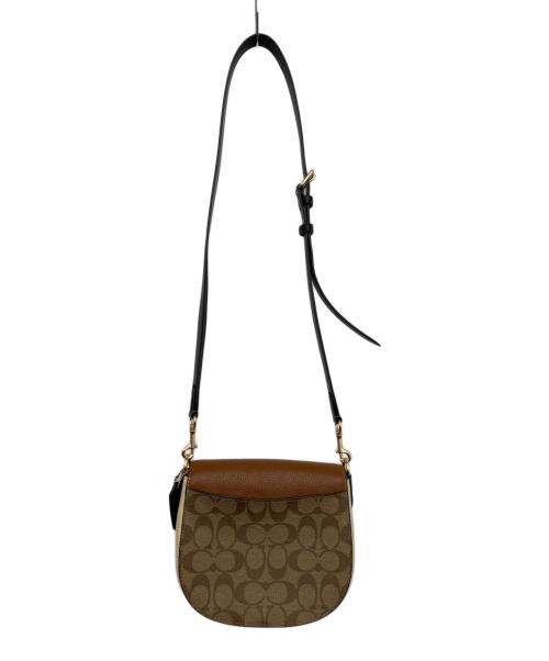 COACH（コーチ）COACH (コーチ) ショルダーバッグ ブラウン×ベージュの古着・服飾アイテム