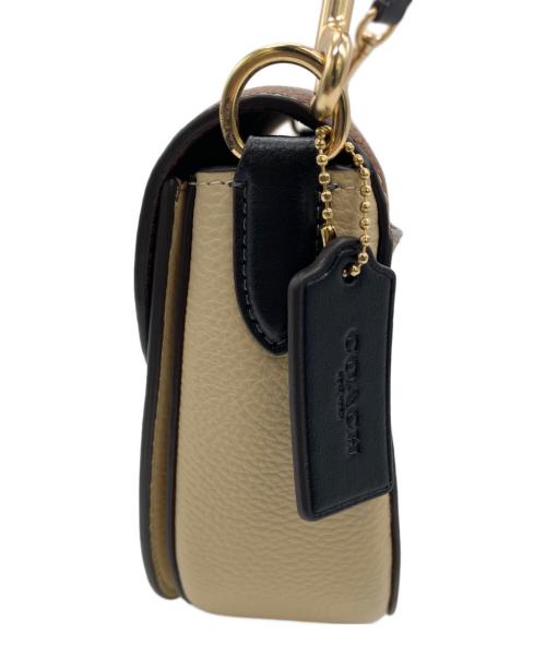 COACH（コーチ）COACH (コーチ) ショルダーバッグ ブラウン×ベージュの古着・服飾アイテム